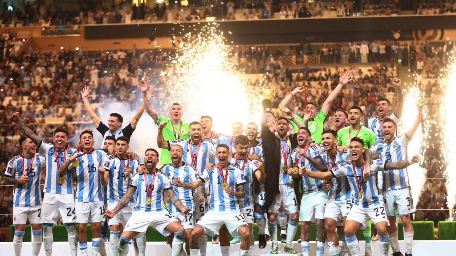 Argentina por tercera vez es campeón del mundo